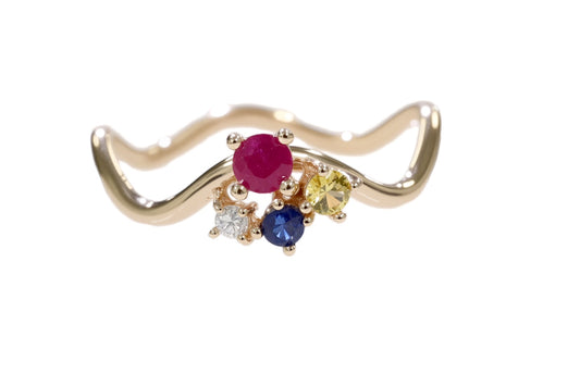 10Kピンクゴールドリング