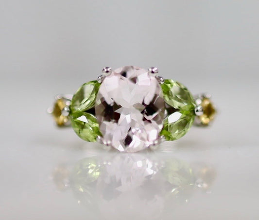 pt900 モルガナイトリング